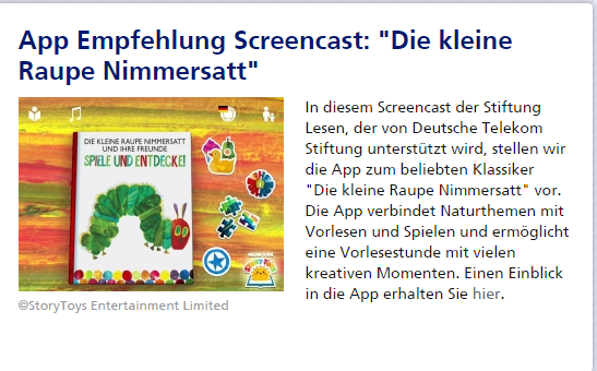 Stiftung Lesen Screencast